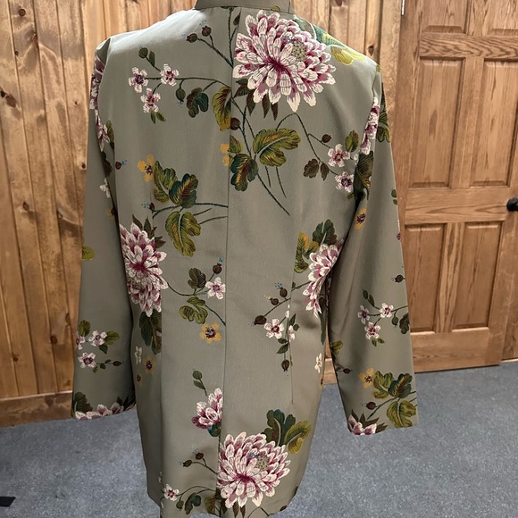 Bedford fair lifestyles long button up jacket womens vintage 12 - Picture 4 of 5